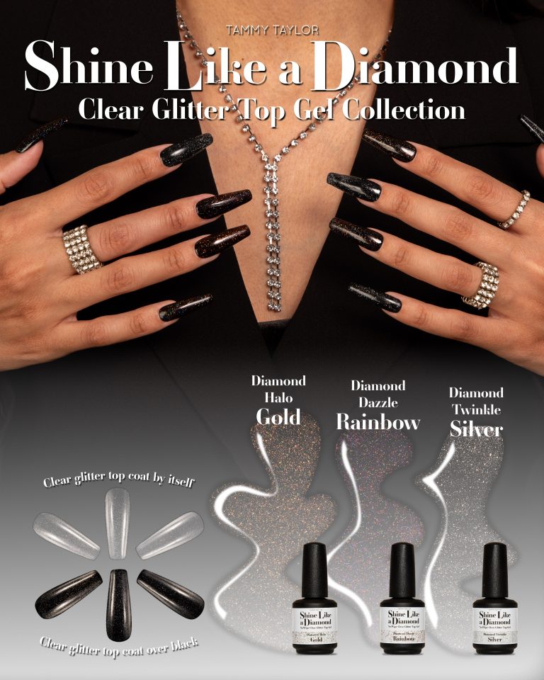 Diamond Halo Gold Top Coat – Acrylic System | Tammy Taylor Europe