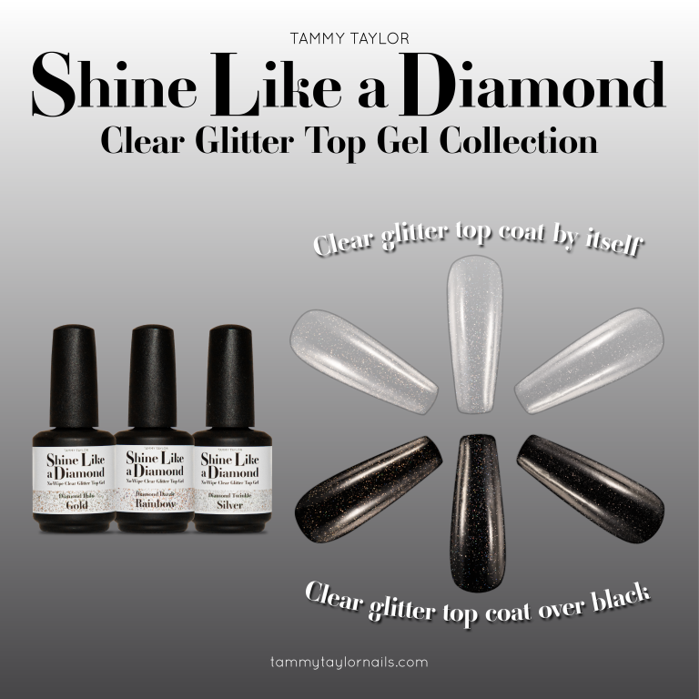 Diamond Halo Gold Top Coat – Acrylic System | Tammy Taylor Europe