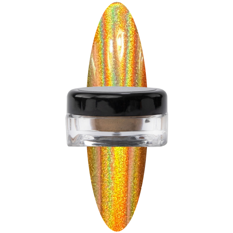 Lazer Holo-Chrome Gold – Gel System | Tammy Taylor Europe