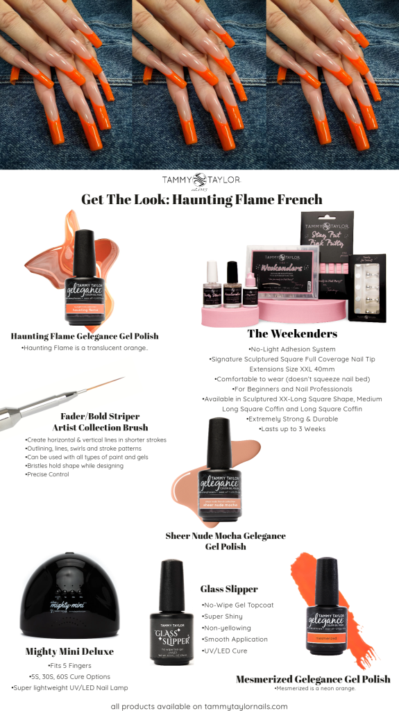 Haunting Flame French Nail Bundle – Gel System | Tammy Taylor Europe