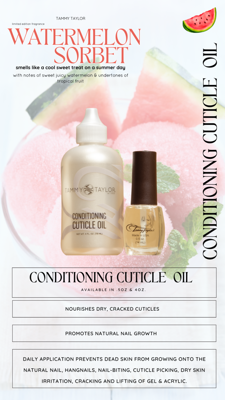 Watermelon Sorbet Aceite para cutículas – Cuidado de manos y pies | Tammy Taylor Europe