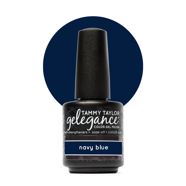 Navy Blue Esmalte en gel Gelegance – Esmalte en gel Gelegance | Tammy Taylor Europe