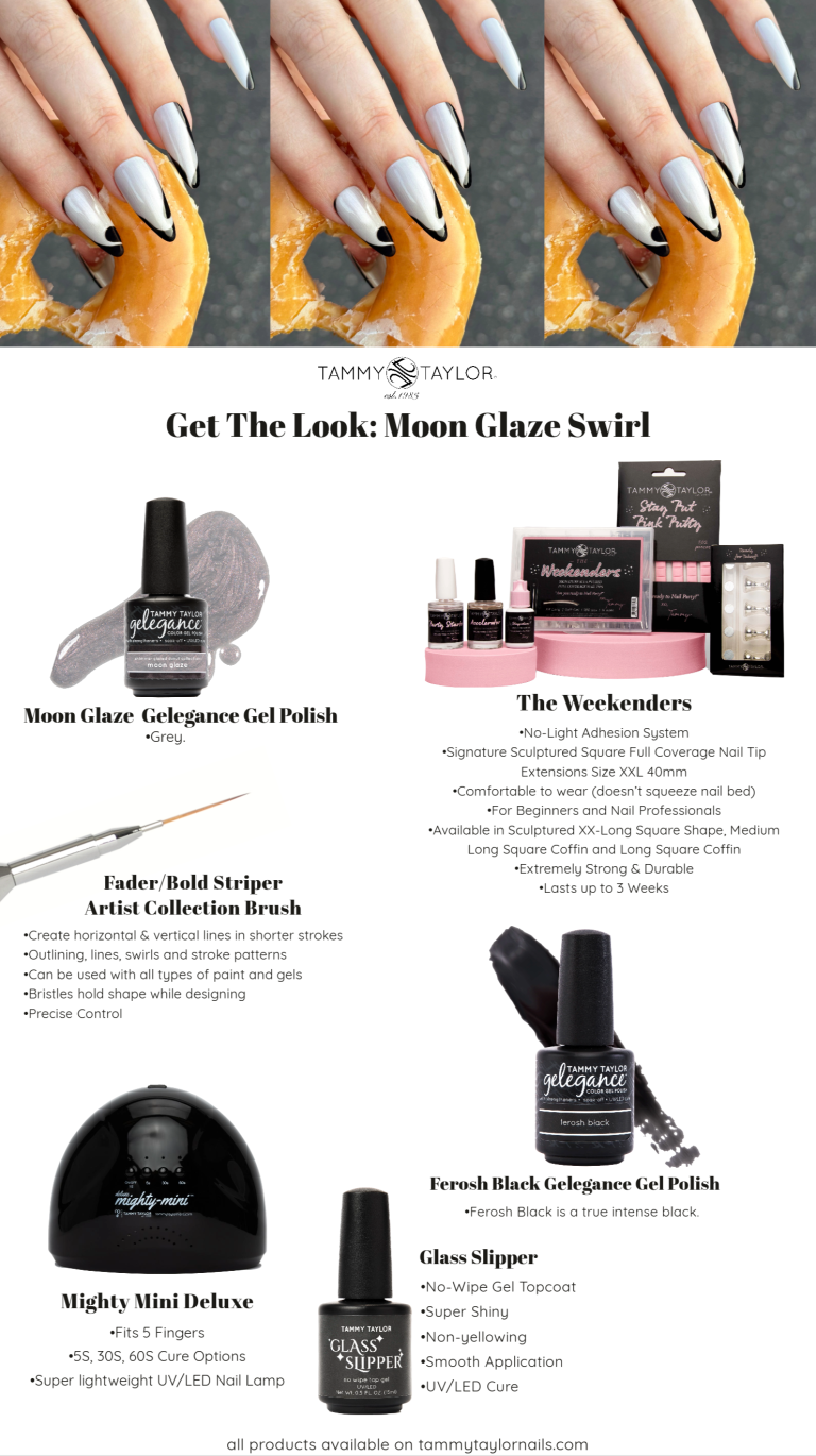 Moon Glaze Swirl Nail Bundle – Gel System | Tammy Taylor Europe