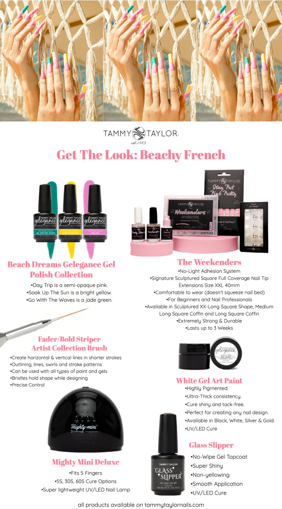 Beachy French Nail Bundle – Gel System | Tammy Taylor Europe