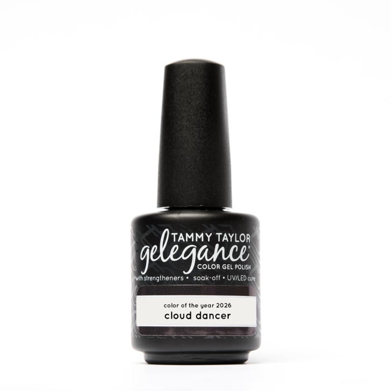 Color Of The Year 2026: Cloud Dancer Gelegance Gel Polish – Gel System | Tammy Taylor Europe