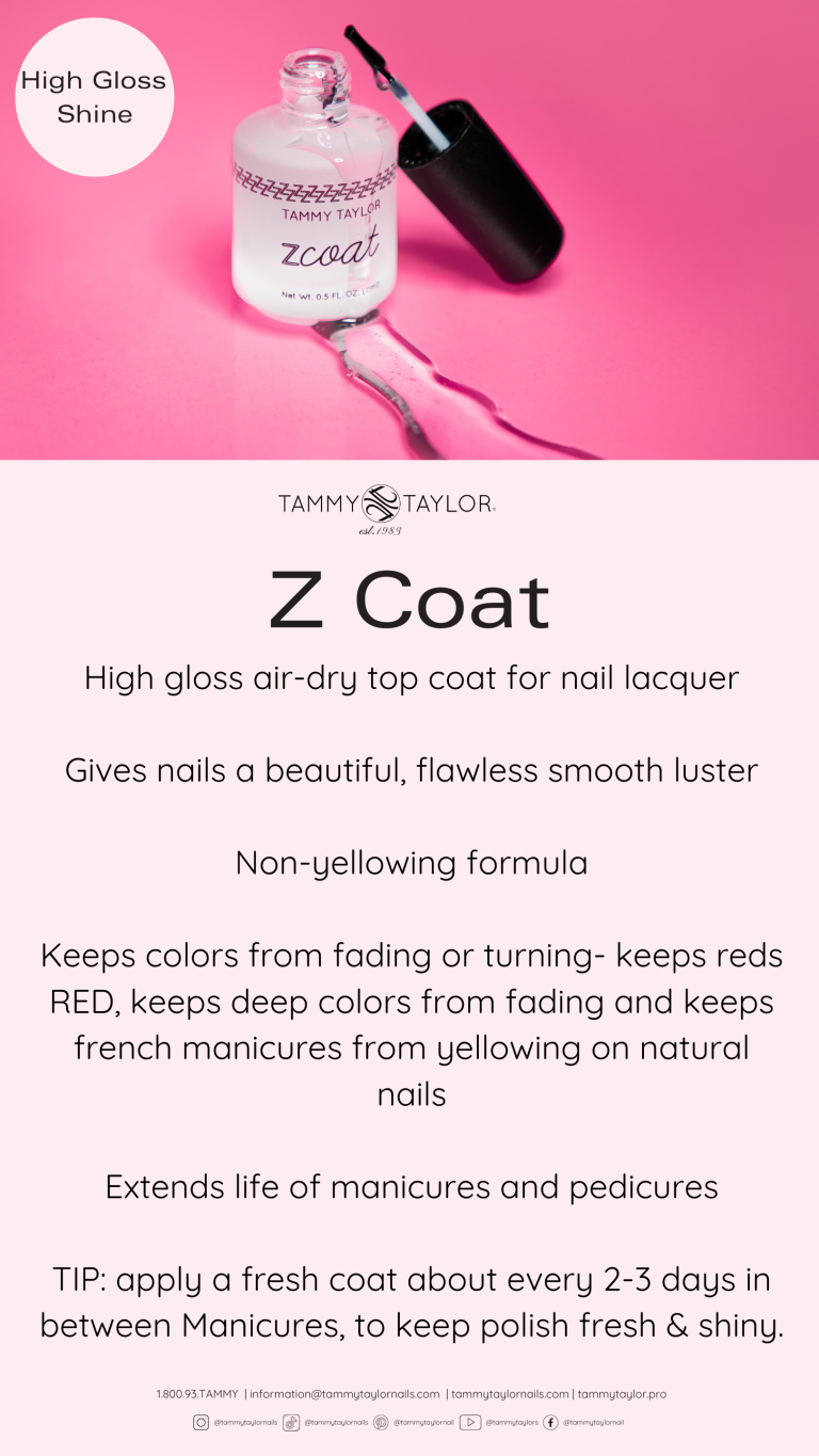 Z Coat (Air-Dry) – Preparación y acabado | Tammy Taylor Europe