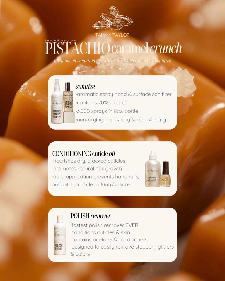 Pistachio Caramel Crunch ENTIRE Bundle – Sanitize | Tammy Taylor Europe