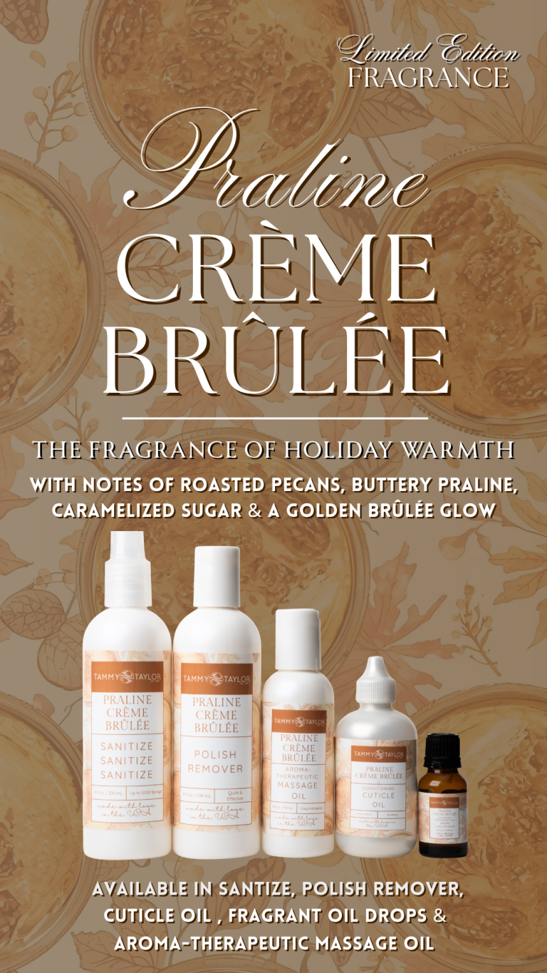 BRAND NEW! Praline Crème Brûlée Pack completo – Cuidado de manos y pies | Tammy Taylor Europe