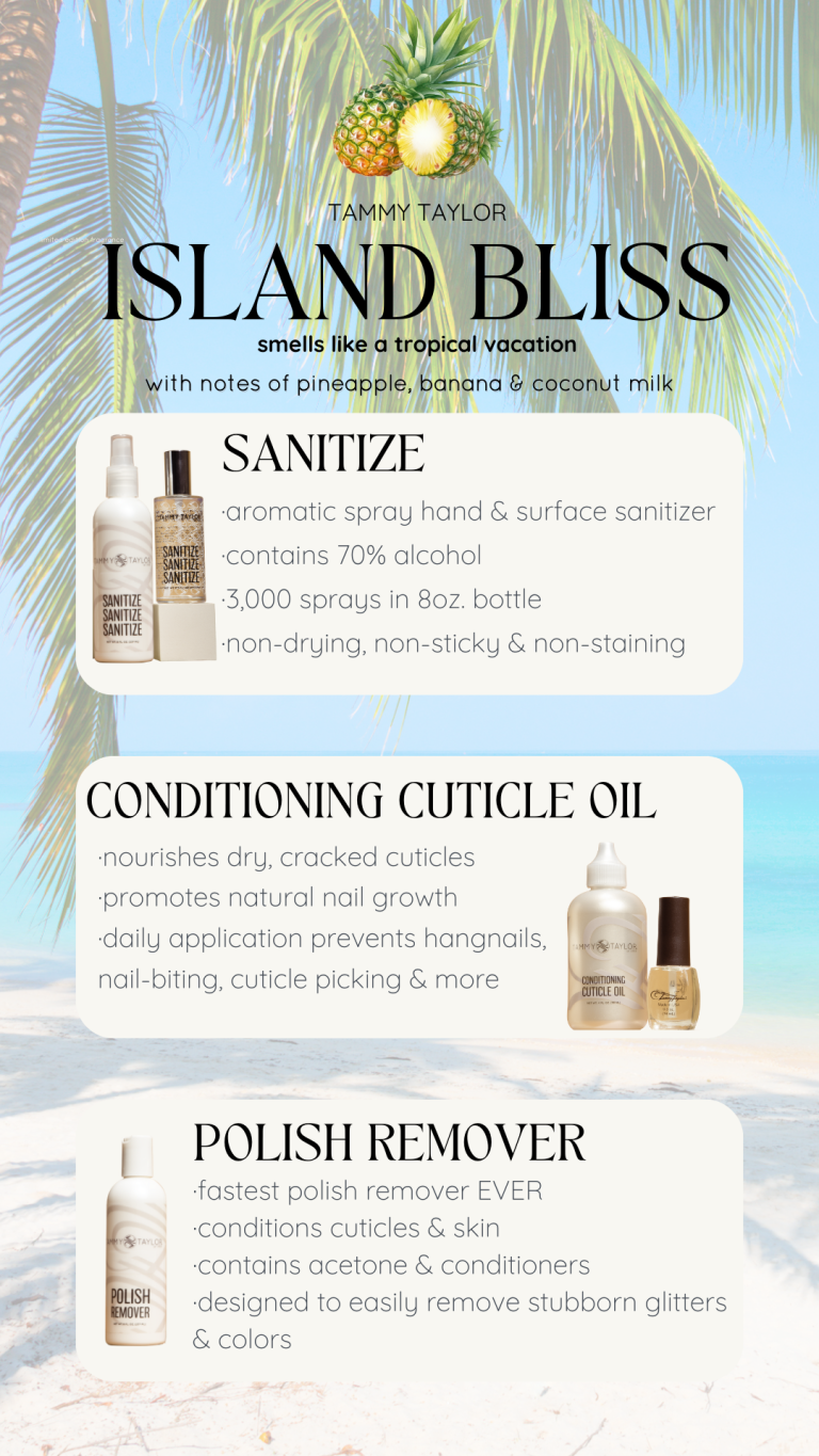 Island Bliss Cuticle Oil – Manicure & Pedicure Care | Tammy Taylor Europe