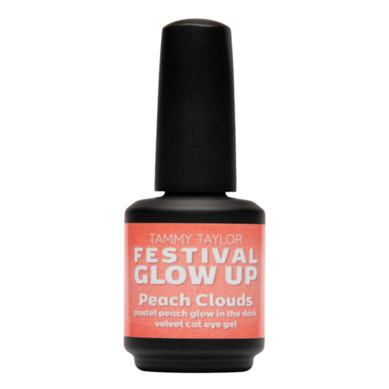 Peach Clouds Glow In The Dark Velvet Cat Eye – Esmalte en gel Gelegance | Tammy Taylor Europe