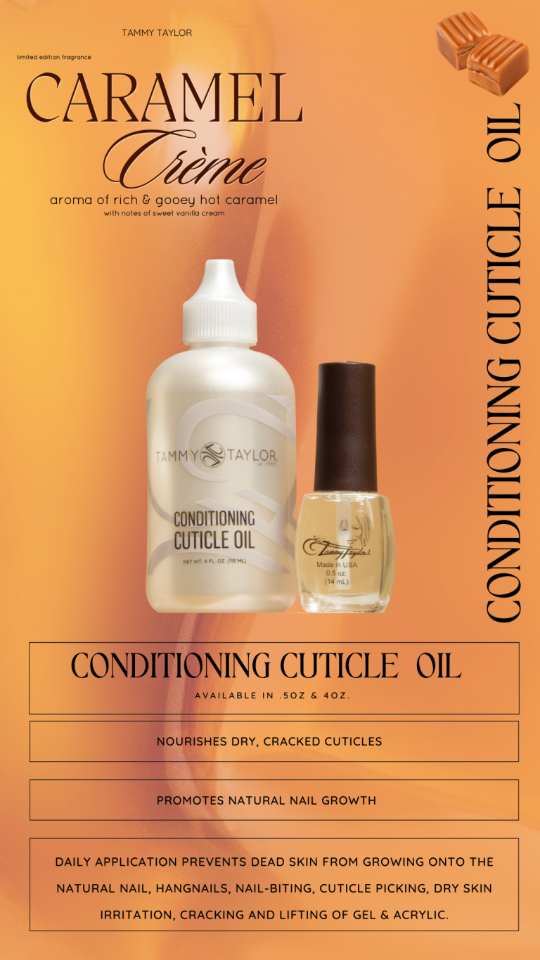 Caramel Crème Cuticle Oil – Manicure & Pedicure Care | Tammy Taylor Europe