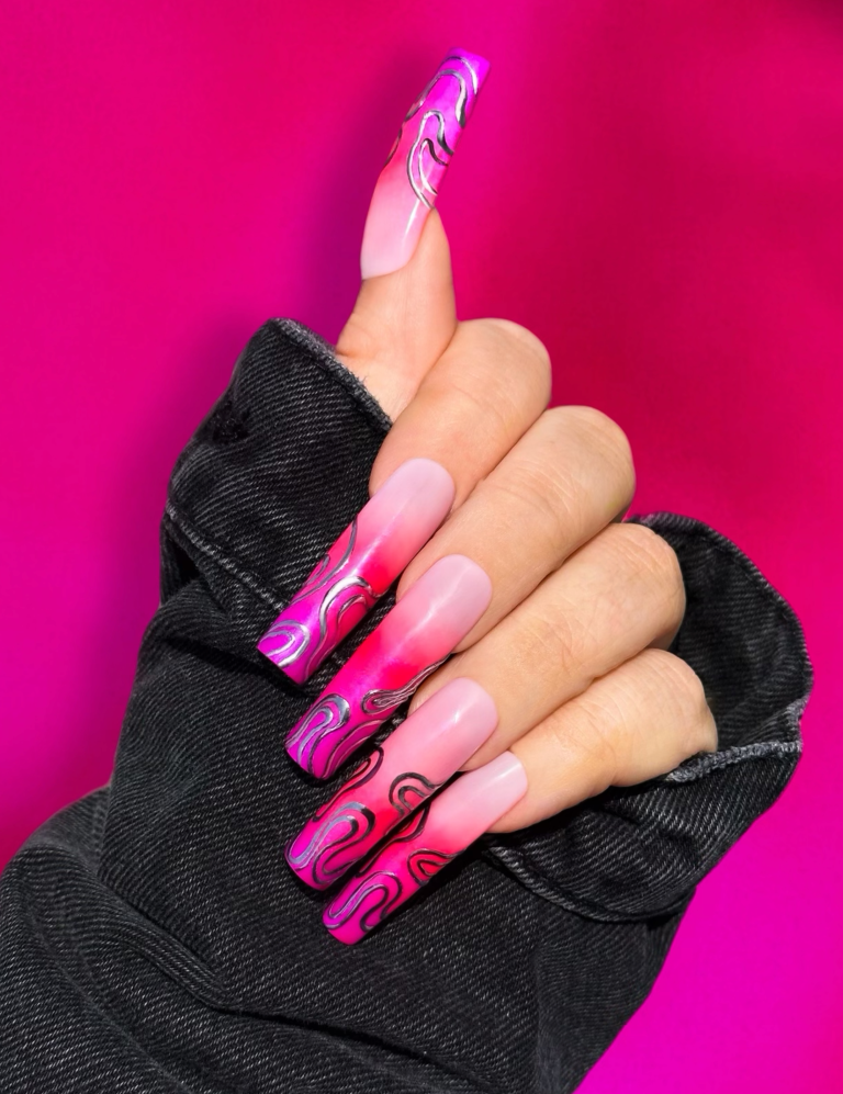 Ombre Swirled Chrome Nail Bundle – Gel System | Tammy Taylor Europe