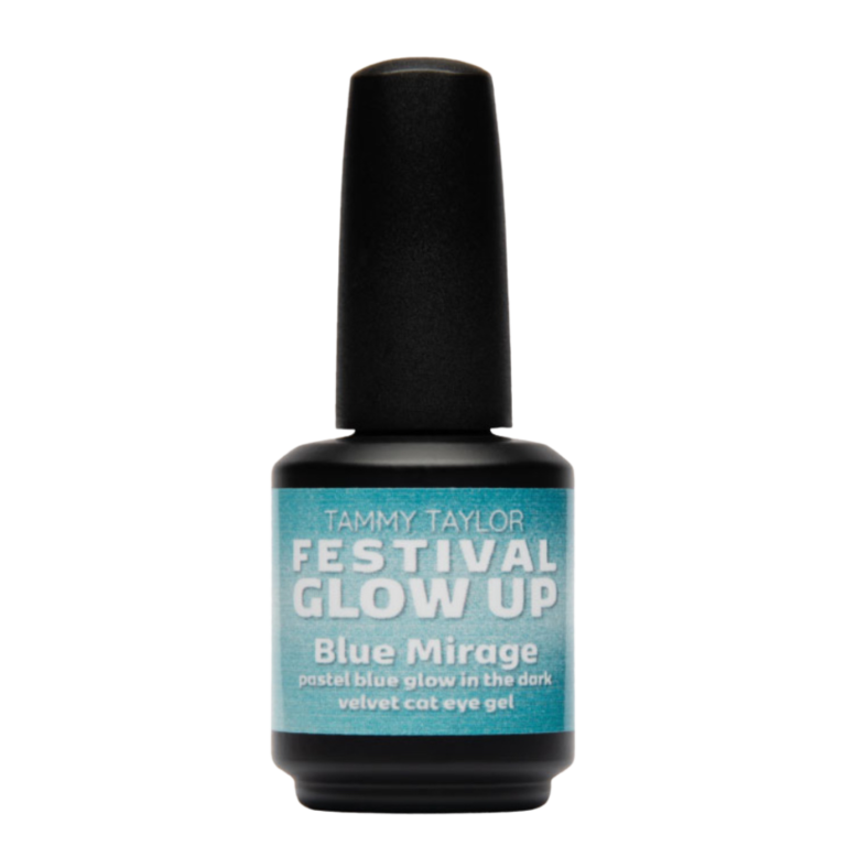 Blue Mirage Glow In The Dark Velvet Cat Eye – Esmalte en gel Gelegance | Tammy Taylor Europe