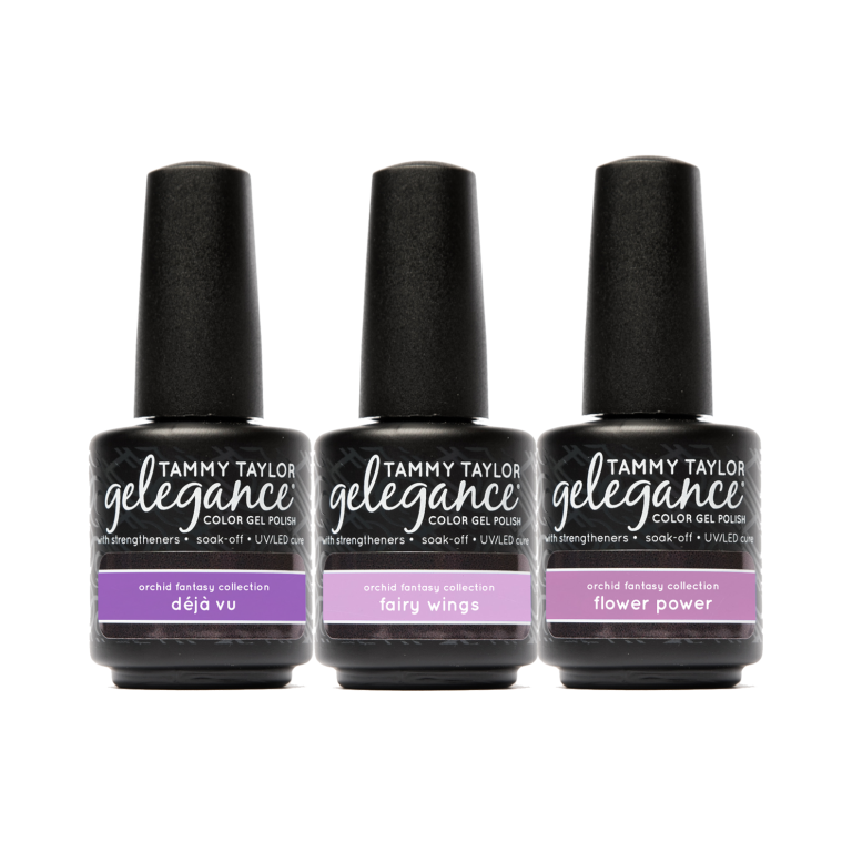 Orchid Fantasy Gelegance Gel Polish Bundle – Gel System | Tammy Taylor Europe