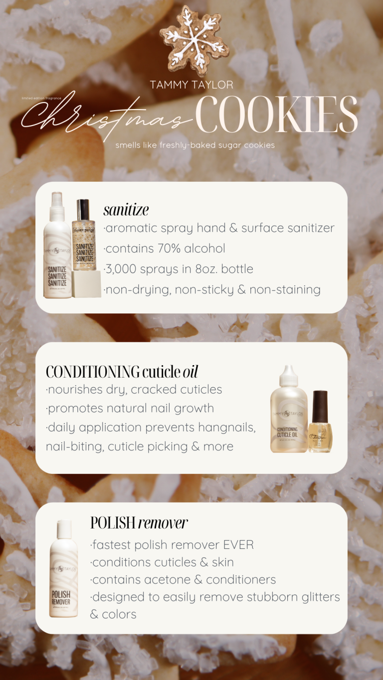 Christmas Cookies Cuticle Oil – Manicure & Pedicure Care | Tammy Taylor Europe
