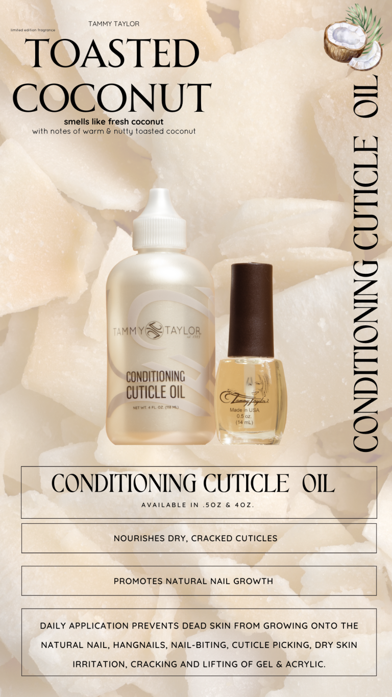 Toasted Coconut Aceite para cutículas – Cuidado de manos y pies | Tammy Taylor Europe